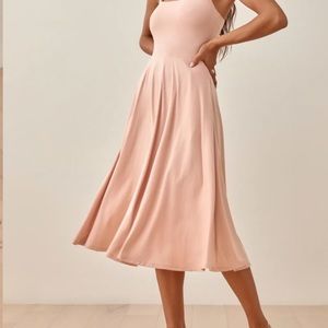 Reformation Edita Knit Dress in Serenade